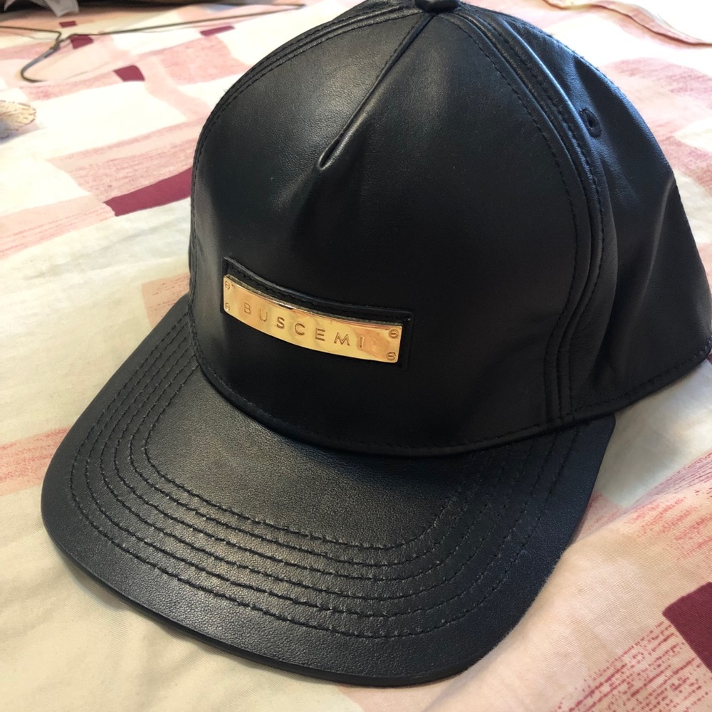 Buscemi leather cap